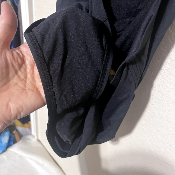 LOLE One Piece Bathing Suit Swimsuit black grey womens sz S built in bra - Picture 9 of 9